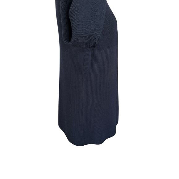 Saint James Pure Wool Knit Navy Cardigan Sweater Big Button Women’s US 6 UK 10 - Picture 4 of 12